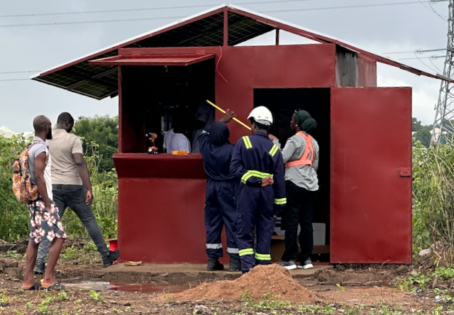 Solar-powered community energy kiosk installed in Gui District, FCT Abuja