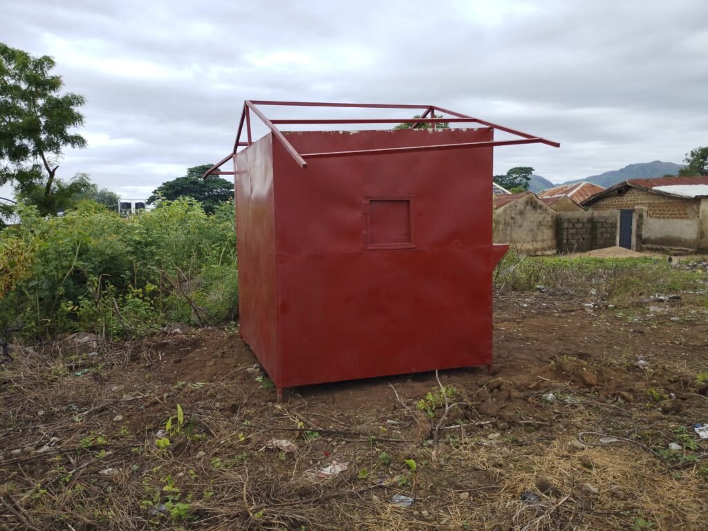 Solar community energy kiosk being deployed at the Gui Community Energy Project site in Abuja.